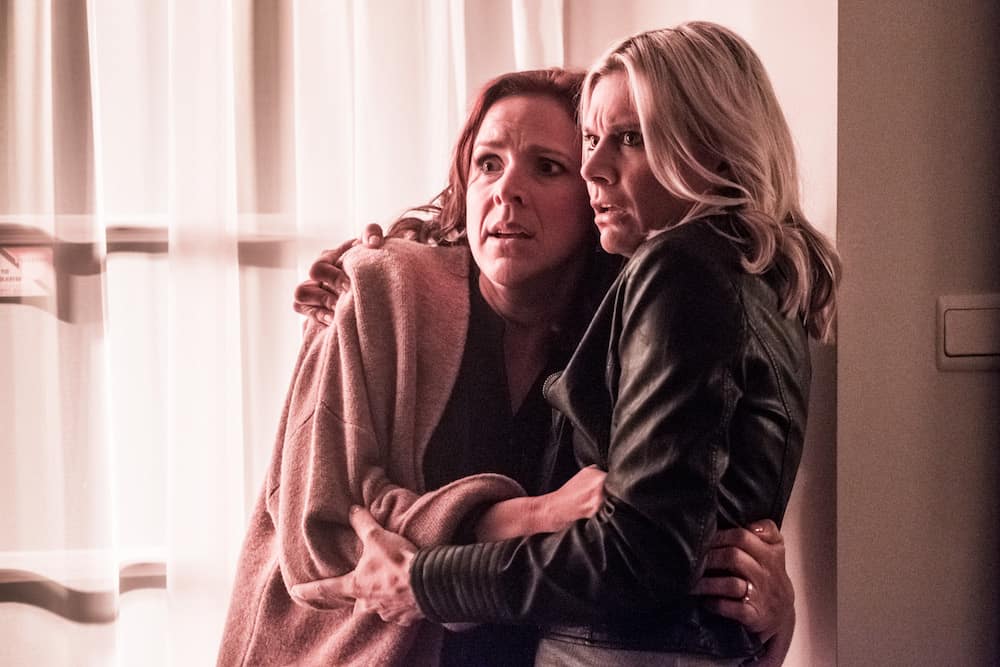 Tine Embrechts en Nathalie Meskens in de VTM-serie Gina & Chantal