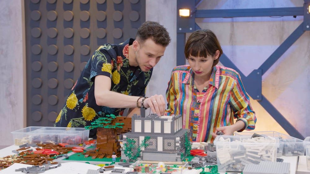 Jan Pennings en Lola Nouwens Lego Masters in actie