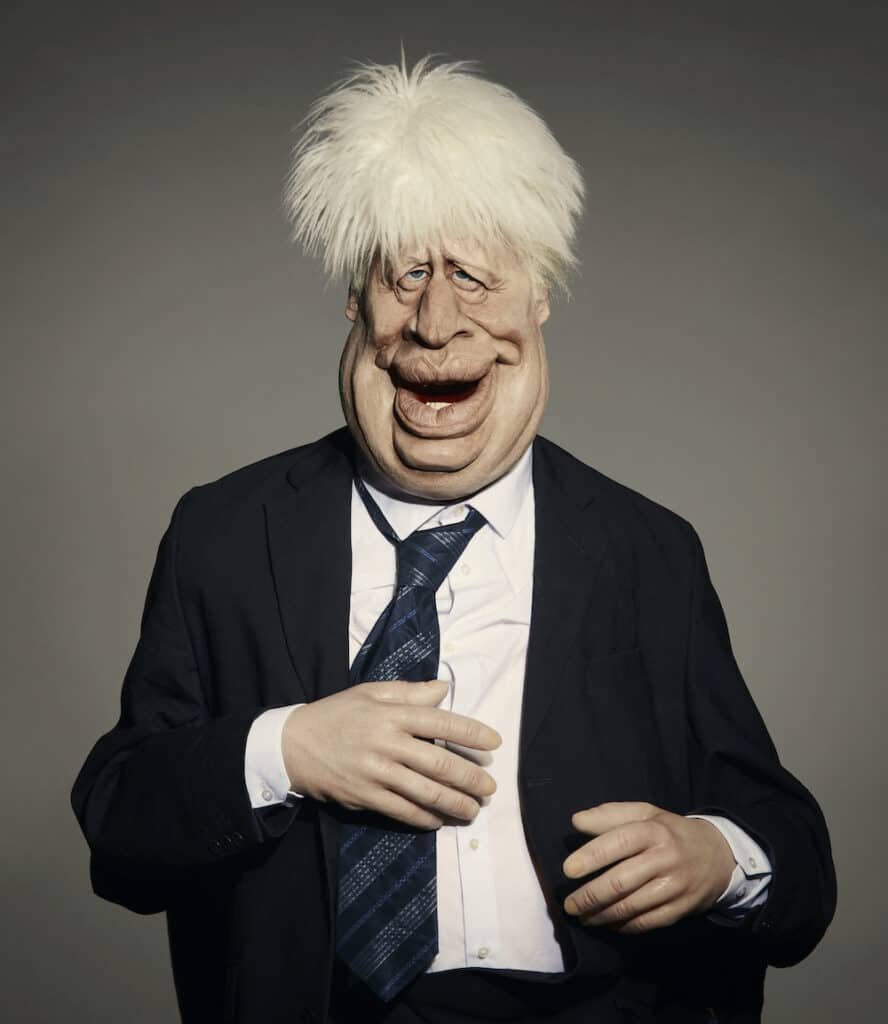 Boris Johnson in Spitting Image 2020 - te kijken op VIER