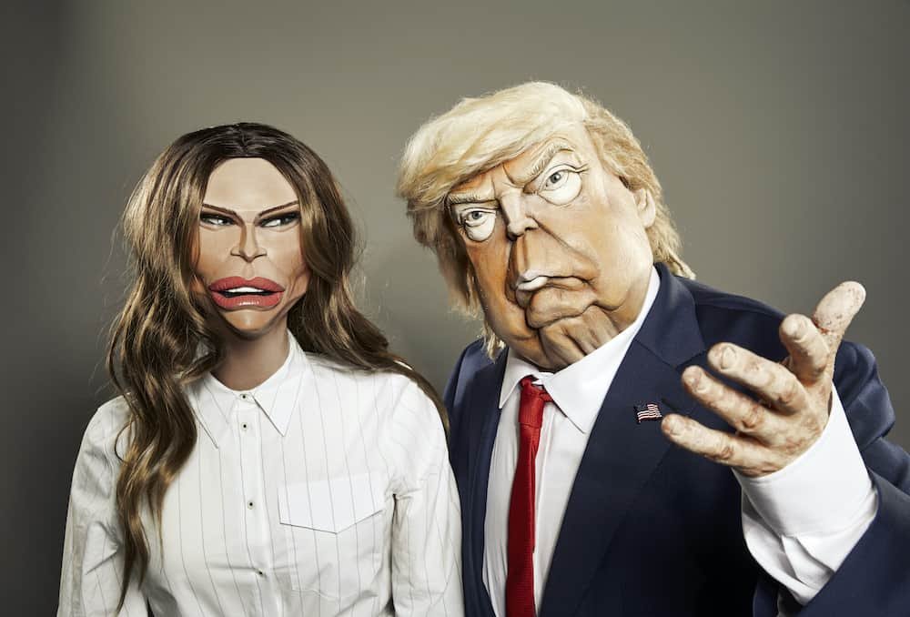 Melania en Donald Trump in Spitting Image 2020 - te kijken op VIER