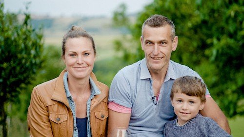 Familie Berlanger in Ik Vertrek Vlaanderen - ze gaan naar Frankrijk