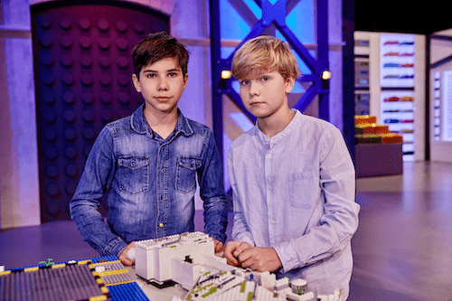 Tom en Simon doen mee aan Lego Masters Kids Special