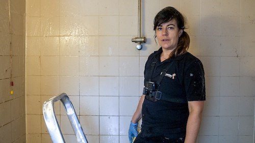 Annelies van Clean2Invest uit De Vuilste Jobs van Vlaanderen op VTM2
