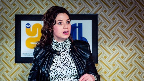 Cliffhanger telenovelle Lisa (VTM) met Anouck Luyten als Katja